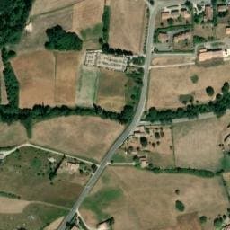 Vue satellite de Aire de stationnement de camping-cars Montbrun les Bains à Montbrun-les-Bains