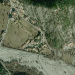 Vue satellite de Camping Municipal de La Javie à Draix