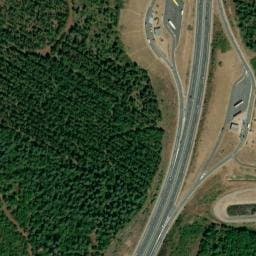 Vue satellite de Aire de la Garrigue à Verrières
