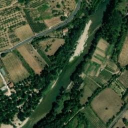 Vue satellite de Camping Les Cerisiers à Verrières