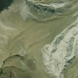 Vue satellite de Cabane supérieure de Chalufy à Villars-Colmars