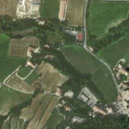 Vue satellite de Aire camping cars de Gigondas à Lafare