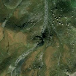 Vue satellite de Cabanes de Sallevieille à Péone