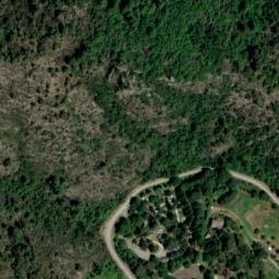 Vue satellite de Village de Gîtes et Camping "Le Martinet" à Moissac-Vallée-Française