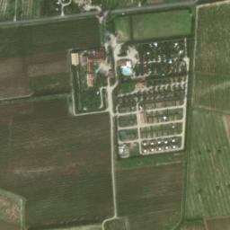Vue satellite de Camping des Favards à Jonquières