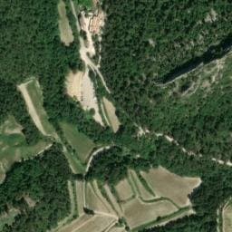 Vue satellite de Les Florêts à Lafare