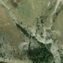 Vue satellite de Cabane de Chalufy à Villars-Colmars