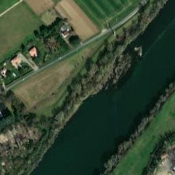 Vue satellite de Parc du Château d'Allot à Boé