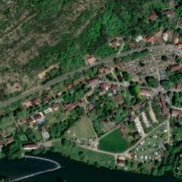 Vue satellite de Aire de camping-car à Espinas (2) à Espinas