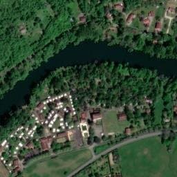 Vue satellite de Flower Camping Les Gorges de l'Aveyron à Féneyrols