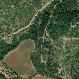 Vue satellite de Camping "Les randonneurs" à Saint-Vincent-sur-Jabron