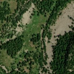 Vue satellite de Cabane pastorale de la Sagne à Colmars