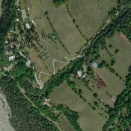 Vue satellite de Le Prieuré à Entraunes
