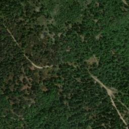 Vue satellite de Cabane du Plo de Valbelle à Saint-Sauveur-Camprieu
