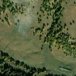 Vue satellite de Refuge de Longon (Vacherie de Roure) à Roure