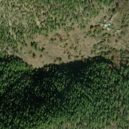 Vue satellite de Abri en tôle de Valabres à Saint-Sauveur-sur-Tinée