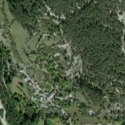 Vue satellite de Fontaine de la Valette à Thorame-Basse
