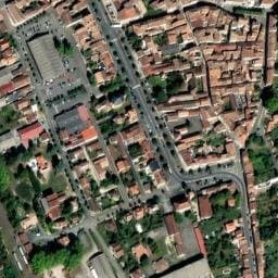 Vue satellite de Aire de camping-car à Nérac (2) à Nérac