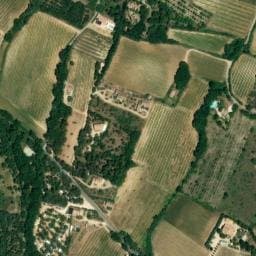Vue satellite de Camping le Pastory à Saint-Pierre-de-Vassols