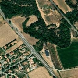 Vue satellite de Aire de repos à Volonne à Volonne