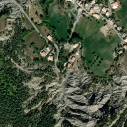 Vue satellite de Fontaine de Draix à Archail