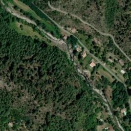Vue satellite de Camping GCU de Saumane à L'Estréchure