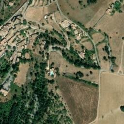 Vue satellite de Fontaine d'Aurel à Aurel
