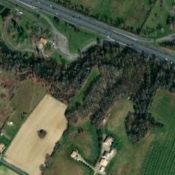Vue satellite de Aire de Layrac à Fals