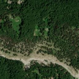 Vue satellite de Refuge de Congerman à Beauvezer