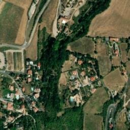 Vue satellite de La Cabane de Millau à Millau
