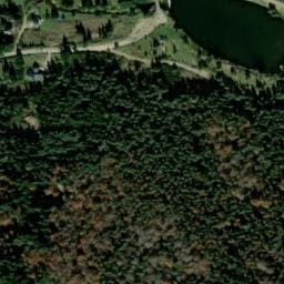 Vue satellite de Aire Lac du Bonheur à Bassurels