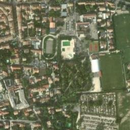 Vue satellite de Camping municipal - Parc des Peupliers à Jonquières
