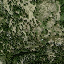 Vue satellite de Cabane de Valmasque à Tende