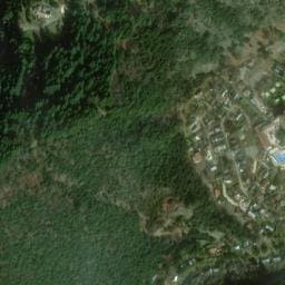 Vue satellite de Camping du Château de l'Hom à L'Estréchure