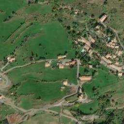 Vue satellite de Fontaine de Courbons (église) à Digne-les-Bains