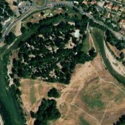 Vue satellite de Camping Huttopia Millau à Lapanouse-de-Cernon