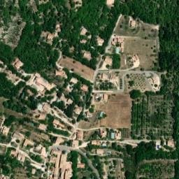 Vue satellite de Camping Municipal Aqui Sian Ben à Bédoin