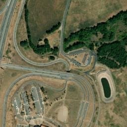 Vue satellite de Aire Millau North à La Bastide-Pradines