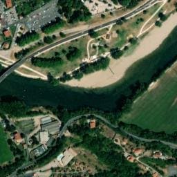 Vue satellite de Les Chalets de Millau (Groupes) à Millau