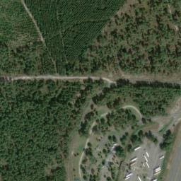 Vue satellite de Aire d'Onesse-et-Laharie-Ouest à Onesse-Laharie