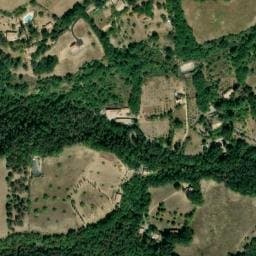 Vue satellite de Camping de Fontliesse à Champtercier