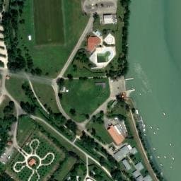 Vue satellite de base de loisirs du Tarn et Garonne à Merles