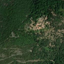 Vue satellite de Camping à Val-d'Aigoual à Val-d'Aigoual