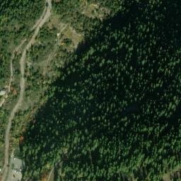 Vue satellite de Aire de camping-car à Pierlas à Pierlas