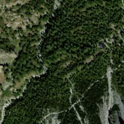 Vue satellite de Zone de bivuoac à Belvédère