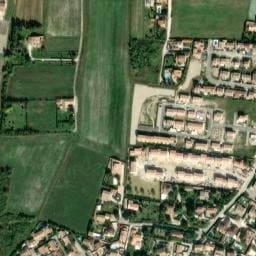Vue satellite de Camping les Sources à Bédarrides