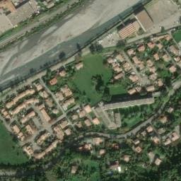 Vue satellite de Aire de camping-car à Champtercier à Champtercier