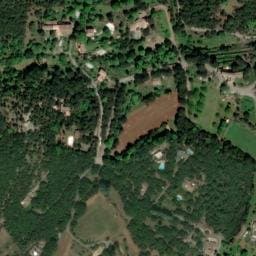 Vue satellite de Camping a la ferme Le Mas de l'Église à Thoiras-Corbès