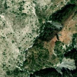 Vue satellite de Cabane du Chastellard à Thorame-Haute