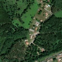 Vue satellite de La Téouleyre à Saint-Julien-en-Born